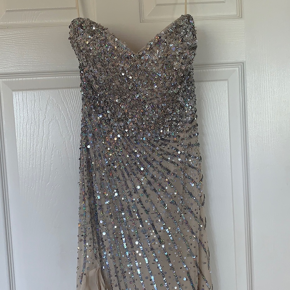 100% pure silk gown, size 8 (bridal sizing)